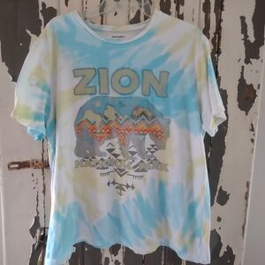 ZION NATIONAL PARK CREW NECK TEE XL